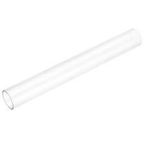 Uxcell Rigid Round Clear Tubing 26mm(1") ID x 32mm(1 1/4") OD x 0.8Ft(250mm) Length Plastic Tube