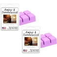 thumbnail image 1 of Cire de Soja Parfumée Fondante (Ambre & Bois de Santal (Lot de 2)), 1 of 2