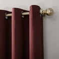 thumbnail image 4 of Sun Zero Oslo Extreme 100% Blackout Grommet Curtain Panel, 52"X63", Wine, 1-Piece Single Panel, 4 of 11
