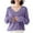 Purple, variant on Ahuyic Womens Long Sleeved Blouse V-Neck Fall/Winter Warm Tops For Women, Womens Solid Color Knitwear Long Sleeved Blouses V-Neck Fashionable Casual,XL