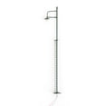 thumbnail image 2 of Model Train Lamppost with Ladder Home Landscape Decorations LED Railway Light Miniature Single-Head Track Lamp Table Toys Green（Scale 1:50）, 2 of 8