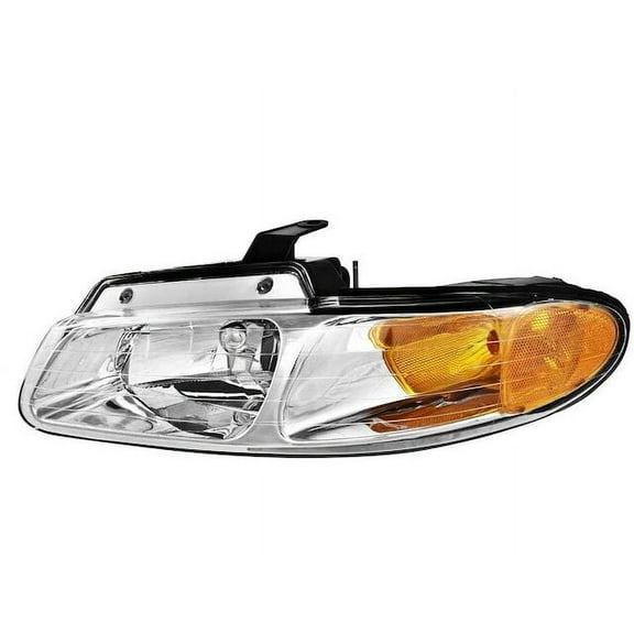 Left Driver Side Headlight Assembly - Compatible with 2000 Plymouth Grand Voyager