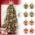 2024 Christmas Decoration Santa English Small Pendant Christmas Tree