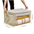 thumbnail image 4 of DECOMOMO Grands Sacs de Rangement pour Vêtements, Organisateur de Rangement pour Vêtements, Organisateur Durable avec Poignées, Ensemble de 6, Beige, 4 of 4