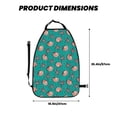 thumbnail image 2 of Pofeuu Starfish and Shell Print 2 Pack PU Leather Kick Mat Back Seat Protector, Universal Car Seat Back Organizer, Waterproof Backseat Protector For Most Car, 2 of 8