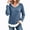 Navy, variant on TKLPEHG Womens Tops Dressy Fake Two Piece V Neck Ribbed Long Sleeve Tops Solid Color Trim Slim Fit Knit Blouses Fall Winter Layering Pullover (Purple,S)