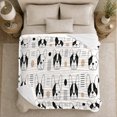 thumbnail image 5 of Stylish French Bulldog Faces Geometric Pattern, Playful Pet Portrait Pattern, Warm Flannel Blanket for Living Room and Bedroom, Dog Lovers Just Because Gift, Pet Lover Home Decor, 5 of 9