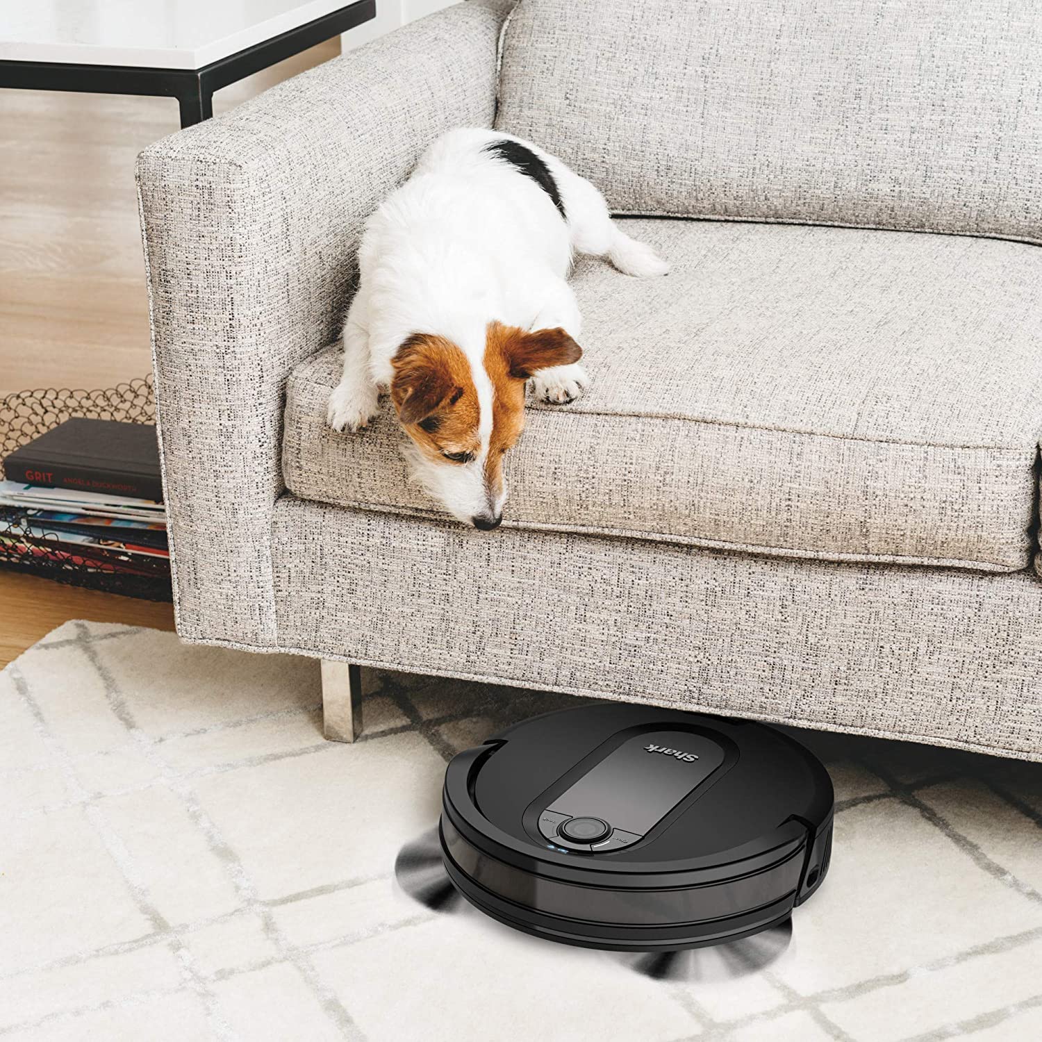 Restored Shark IQ Robot RV1100 AppControlled Robot Vacuum with Wifi and Home Mapping, Pet Hair Strong Suction with Alexa (Refurbished) - image 8 of 9