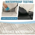 thumbnail image 5 of 100% Waterproof Recliner Cover with Side Pocket &Non-Slip Recliner Couch Slipcover, Washable Reclining Furniture Protector for Large Power Lift Recliner (White), 5 of 6