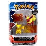 Pokemon XY Basic Pikachu & Flareon Figure 2-Pack