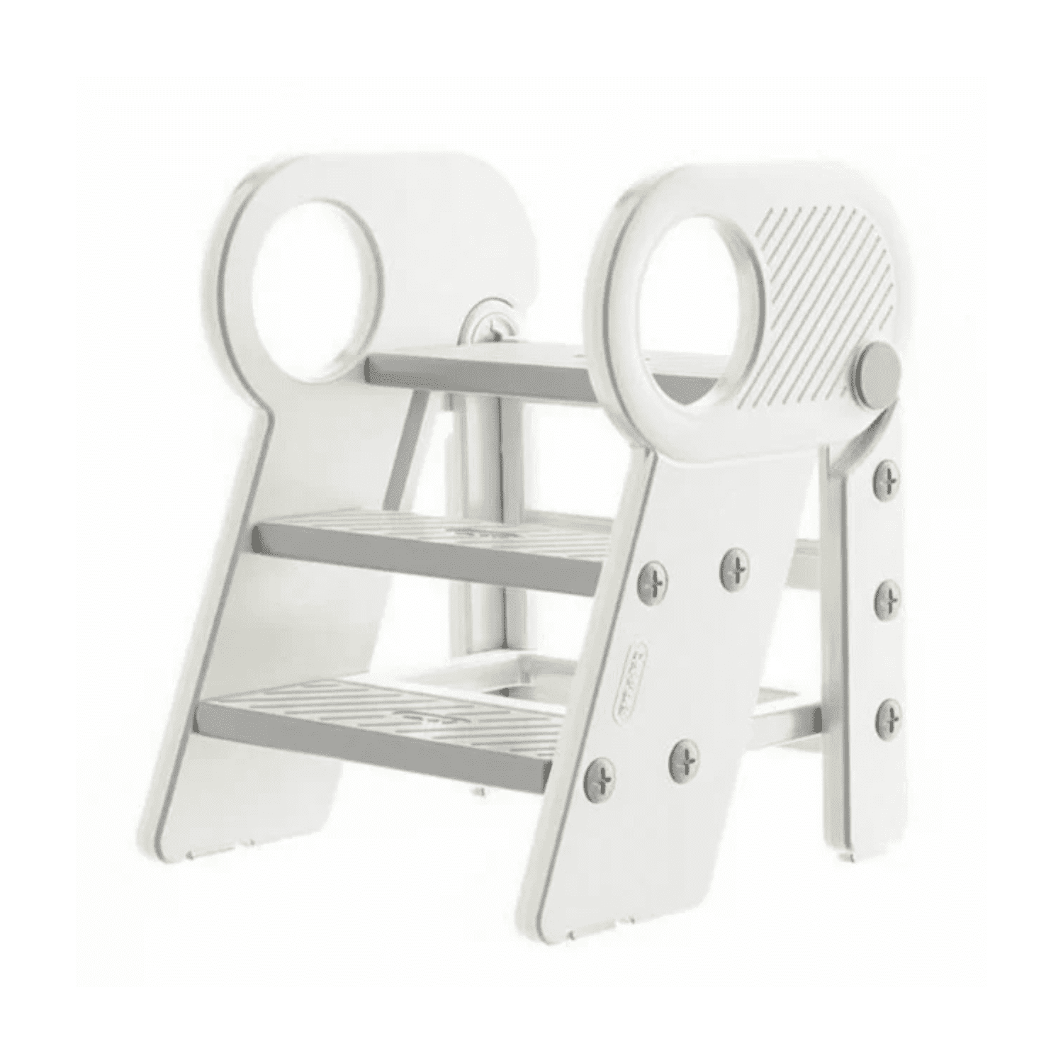 Folding Toddler Step Stool, Anti-Slip 2 Step Stool Kids Training Ladder ...