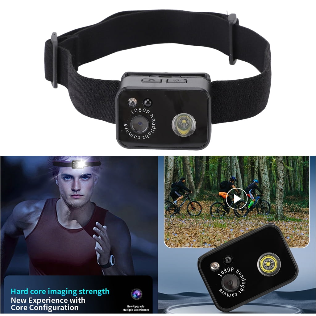 lanema Adventure Headlamp Camera Headband Camera Recorder With Extended Battery Use