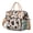 Beige-34, variant on Buffalo Cow Design Insulated Lunch Bag – Large Reusable Lunch Box with Artistic Farm Animal Print Leakproof Waterproof Cooler Tote with Dual Compartments for Country-Themed Office or Picnic Use