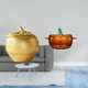 thumbnail image 2 of Escultura de fruta, estatua decorativa de resina, plato para dulces, tarro de vidrio para dulces con tapa, figura decorativa adecuada para decoración, 2 of 8