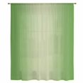 thumbnail image 2 of Spring Green Ombre Sheer Curtains 54 Inches Long, Modern Gradient Abstract Art Light Filering Curtains, Breathable Simi Curtain Privacy Drapes for Kitchen Bathroom Lightweight Small Window Treatment, 2 of 9