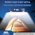 thumbnail image 4 of Sonducket Luz de tienda de campaña de 13500mAh con piedra imán, recargable, súper brillante, para acampar, trabajo fuerte, iluminación de Estufas de camping Azul, 4 of 6