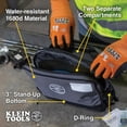 thumbnail image 2 of Bolsa para herramientas con cierre Klein Tools 55583 con compartimentos dobles, 2 of 9