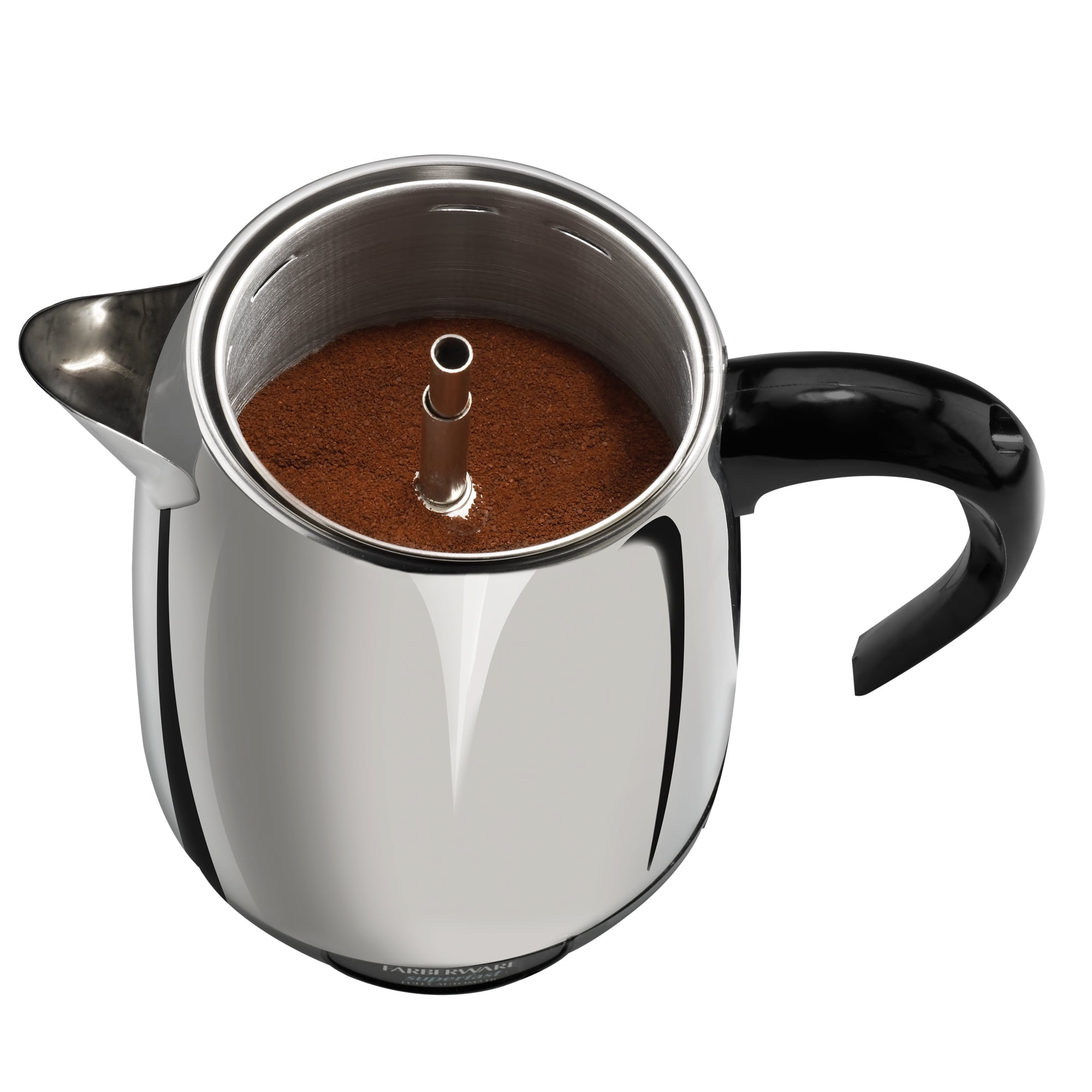 Farberware Percolator Coffee Pot Superfast 2-4 Cup 485F E70052 Model 00SS  W/ Box
