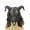 A003- Clear (C), variant on Halloween Party Mask, Scary Halloween Mask, Gothic Halloween Decor, Halloween, Pu Goat Animal Skull Mask for Themed Dance, Photo Booth and Events-1