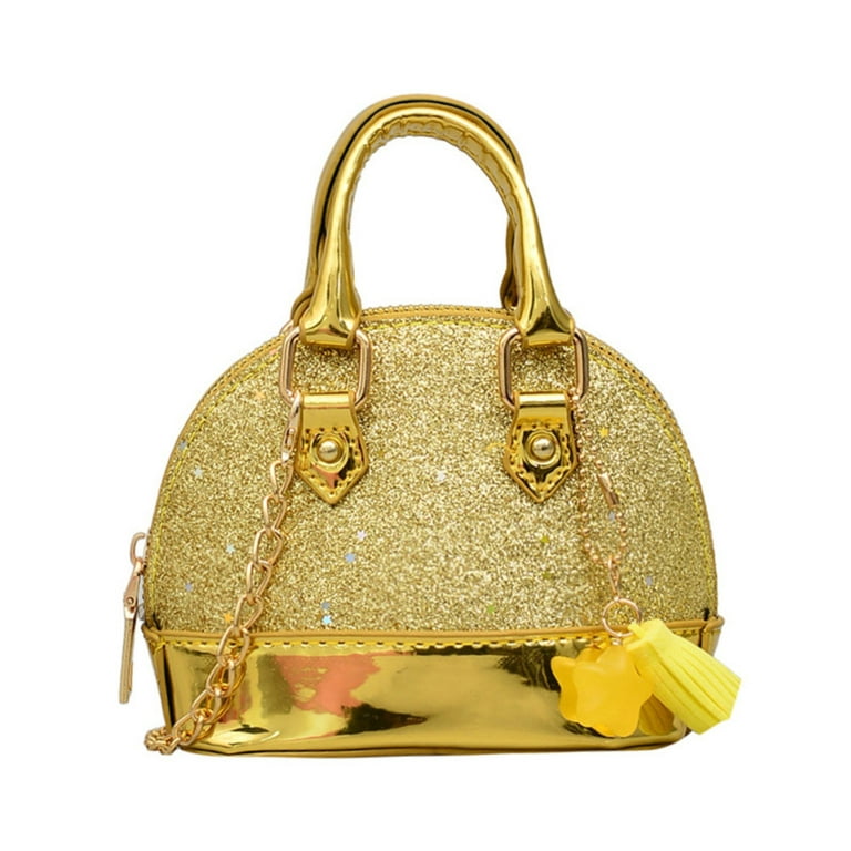 Cute Crossbody Dome Bag, Y2k Glitter Shoulder Bag, Women's Stylish