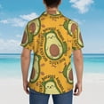 thumbnail image 6 of Easygdp Avocado Dog Men's Hawaiian Shirts Print Lapel Short Sleeve for Beach, vacation, party, casual occasions - X-Large, 6 of 9