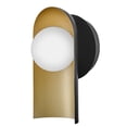 thumbnail image 3 of 84230BK-LCB Lark Zuri - 5W 1 LED Medium Wall Sconce-10 Inch Tall and 6 Inch Wide-Black/Lacquered Brass Finish, 3 of 8