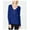 Blue - navy, variant on I-N-C Womens Ribbed Rhinestone Pullover Sweater, Blue, Small