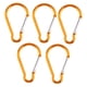 thumbnail image 4 of Paquete de 5 unidades, hebillas para llavero con mosquetón Amarillo, 4 of 5
