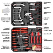 TLGREEN 799pcs Mechanic Tool Set with Trolley Case, Complete Household Tool Kit for Home, Automotive, Garage & Dorm