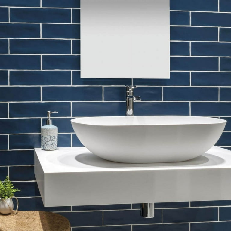 Bond Tile Baton Rouge Blue 3 in. x 12 in. Matte Ceramic Subway Wall Tile (22 Pieces 5.38 Sq. Ft. / Box) Bond Tile Baton Rouge Blue 3 in. x 12 in. Matte Ceramic Subway Wall Tile (22 Pieces 5.38 Sq. Ft. / Box)