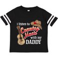 thumbnail image 3 of Inktastic I Listen to Country Music with My Daddy Guitar and Hat Boys or Girls Toddler T-Shirt, 3 of 5