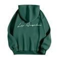 thumbnail image 5 of MHFRRA Sudadera con Capucha y Estampado de Letras para Uso Informal y Comodidad Diaria Rojo, 5 of 5