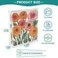 thumbnail image 3 of FORMRS 3 Ring Binder 1.5 inch with Pockets Set of 2 Clip Board 200 Sheets Capacity, Hand Drawn Floral, 3 of 8
