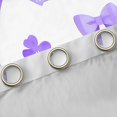 thumbnail image 4 of Erosebridal Kids Kawaii Gradient Bowknot Black Out Curtains,Purple Watercolor Clover Curtains Pack of 2 (42x63 Each) for Teens Girls,Breathable Home Decor, 4 of 6