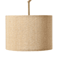thumbnail image 5 of 72'' Tall Overarching Floor Lamp,6W Bright, 10% To 100% Dimmable,Rotary Switch For Easy Control,Bamboo Woven Shade,Sturdy Marble Base,Dimmable,Offset Arm Standing Lamp For Living Room,Reading Corner, 5 of 9