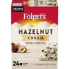 (2 Pack) Folgers Hazelnut Cream K-Cup Coffee Pods, 24 Count For Keurig and K-Cup Compatible Brewers (48 Total Coffee Pods) (2 pack)