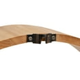 thumbnail image 4 of Mind Reader Circular Floating Shelves, Wall Decor, Accent Shelf, Office, Bathroom, Bamboo, 18"L x 4"W x 18"H, Brown, 4 of 5
