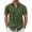 Army Green, variant on Men's Button Down Shirt Short Sleeve Turndown Solid Color Casual Breathable Tops Summer Business Dress Shirt Light Blue XL