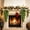 A, variant on Artificial Norfolk Pine Wall Hanging Christmas Greenery Swag Faux Cedar Branch Decoration for Fireplace Front Door Wall Photo Backdrop Hotel Holiday Display 27.55 inch B