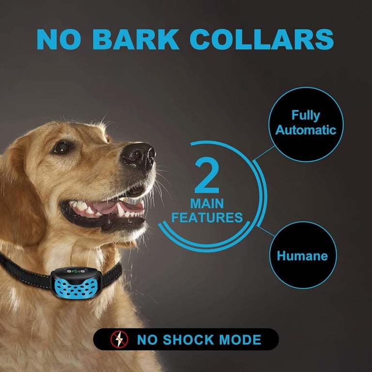 Dog Anti Bark Collar, Vibration And Beep Anti Bark Collar Device For Large Medium Small Dogs Adjustable Automatic Training Collar 7 Sensitivity Levels Blue E Tool 82273351 Dog Anti Bark Collar, Vibration And Beep Anti Bark Collar Device For Large Medium Small Dogs Adjustable Automatic Training Collar 7 Sensitivity Levels Blue E Tool 82273351
