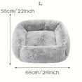 thumbnail image 2 of DABEI Soft Long Plush Cat kennel dog kennel winter warm pet bed Cat Bed Cat Mat Animals Sleeping Sofa, 2 of 19