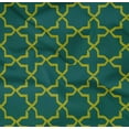 thumbnail image 4 of oneOone Organic Cotton Poplin Twill Fabric Quatrefoil Block Print Sewing Fabric BTY 42 Inch Wide, 4 of 4