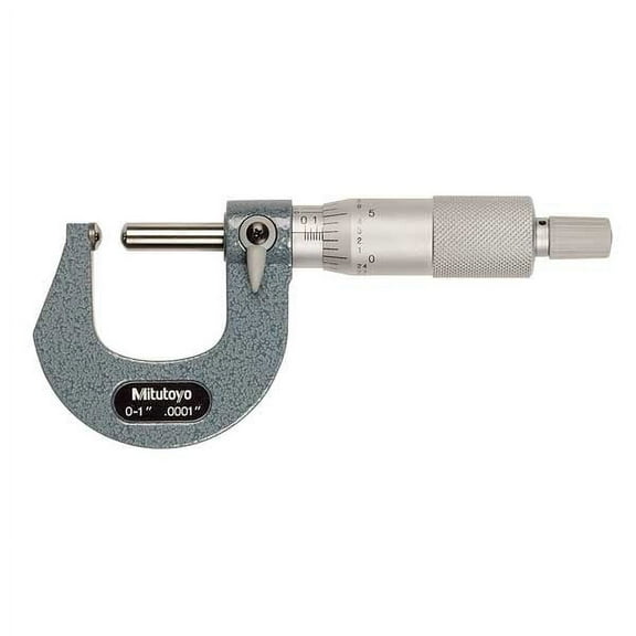 Mitutoyo Scherical Anvil/Spindle Micrometer,0-" 115-253