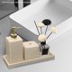 thumbnail image 4 of Bandeja de baño, organizador de tocador para encimera, soporte para platos de joyería, tocador de baño grava blanca, 4 of 8