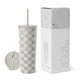 thumbnail image 1 of Vaso aislante Simple Modern Checkmate de acero inoxidable de 700 ml, 1 of 6