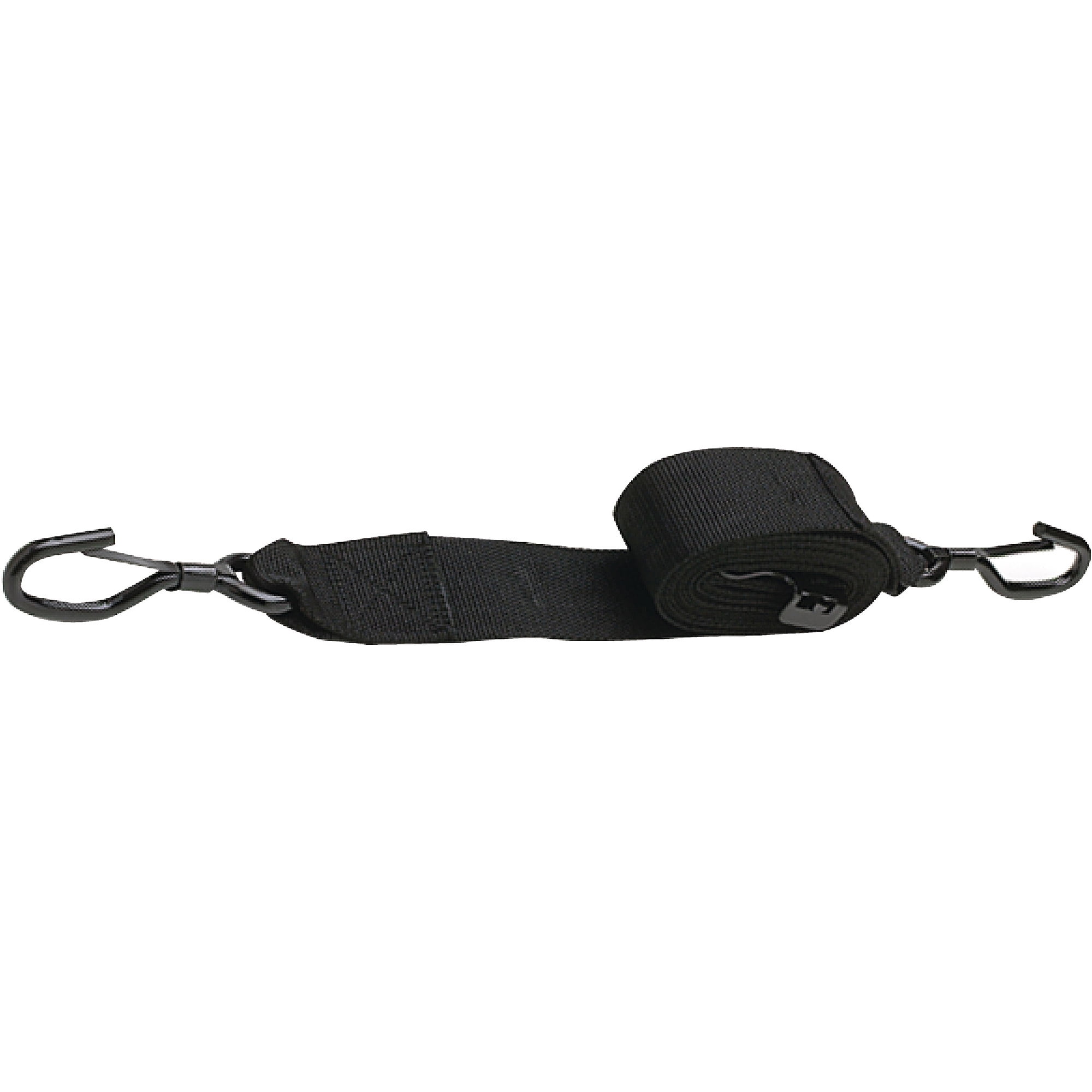 Seachoice Gunwale Trailer Tie Down Strap, 2" Wide, Black
