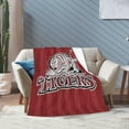 thumbnail image 6 of Campbellsville A University Fleece Blanket, Very Soft Microfiber Flannel Blanket for Couch Warm and Cozy for All Seasons, Black, 6 of 6