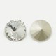 thumbnail image 2 of Pointed Back Glass Rhinestone Cabochons Rivoli Rhinestone Back Plated Faceted Cone Crystal 6x3mm, 2 of 2