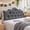 Dark Gray, variant on College Dorm Room Bed Bolster Pillow, Rectangular Reading Headboard Pillow