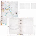 thumbnail image 1 of Álbum organizador de pegatinas A5 con 50 hojas y bolsillos para pegatinas. Álbum de colección con carcasa transparente de PVC., 1 of 6